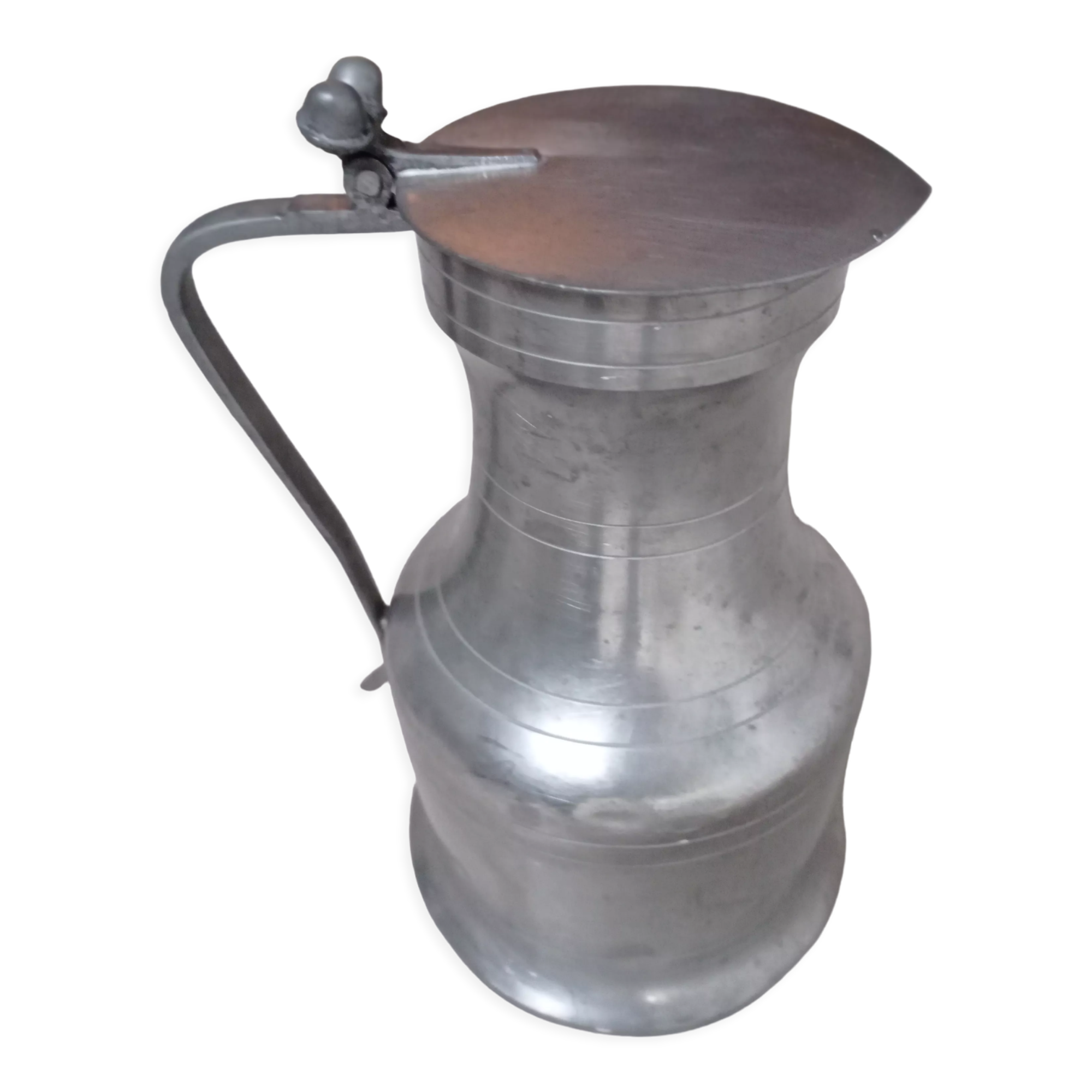 Tin pitcher