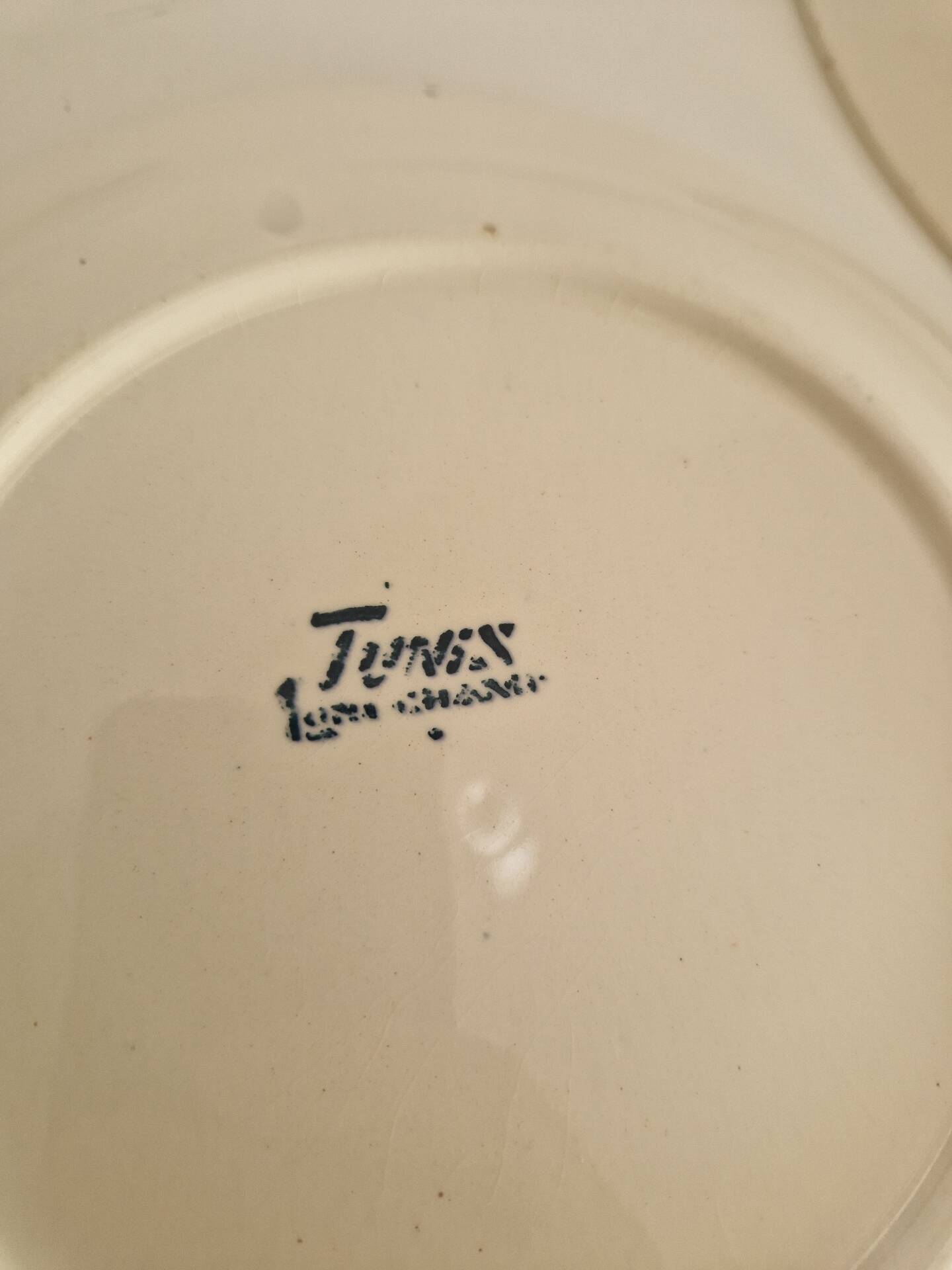 Set of 10 Deep Plates Model Tunis Longchamp Manufacture