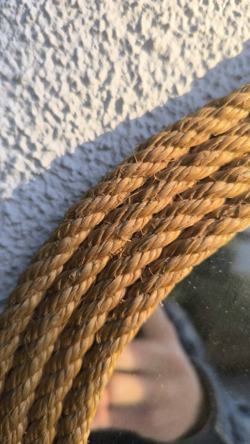 1950s rope mirror