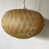 Pair of Scandinavian ball pendant lights