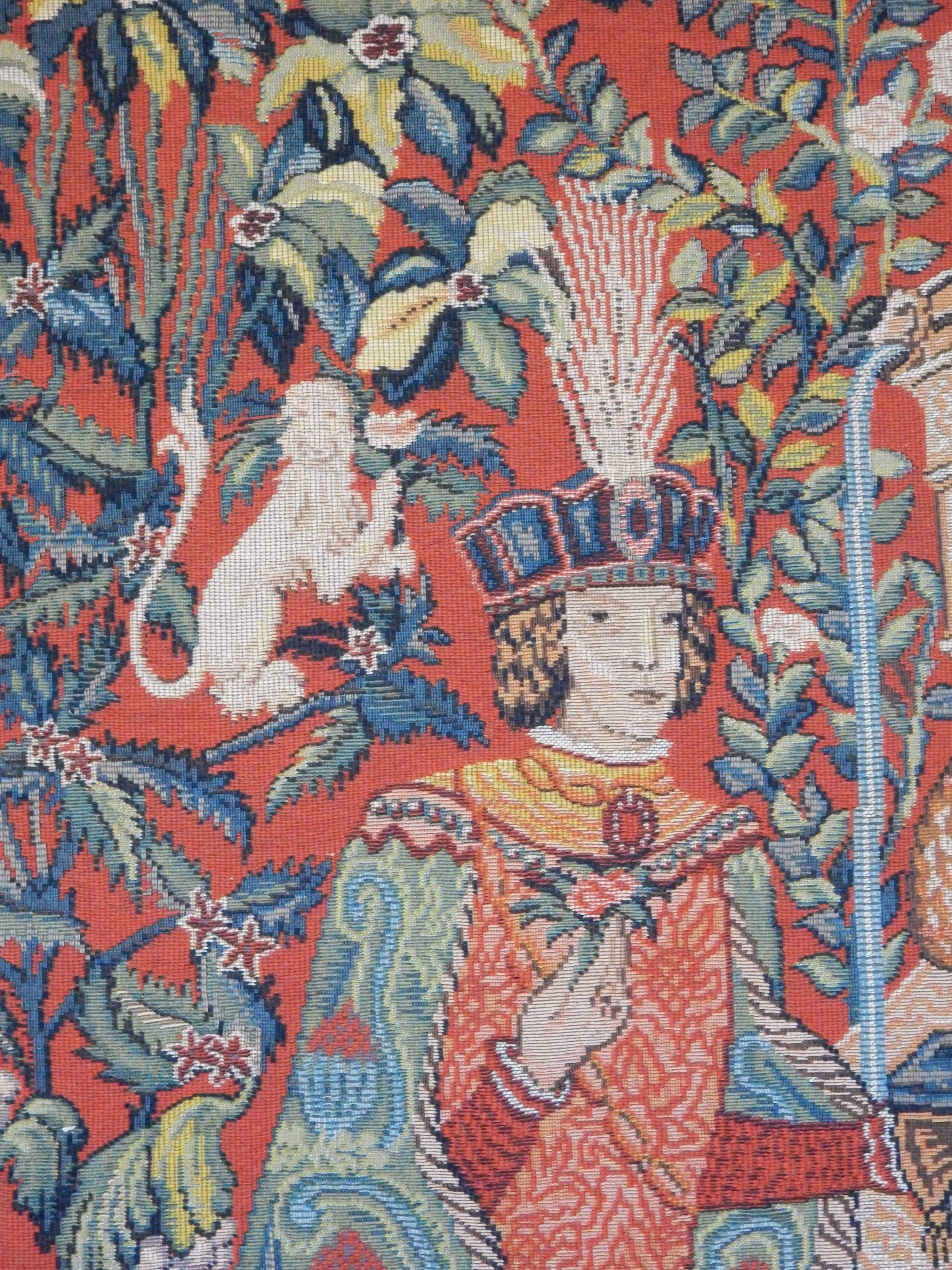 Medieval tapestry "The Novel of the Rose"