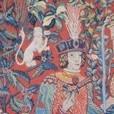 Medieval tapestry "The Novel of the Rose"