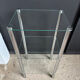1970s chrome shelf