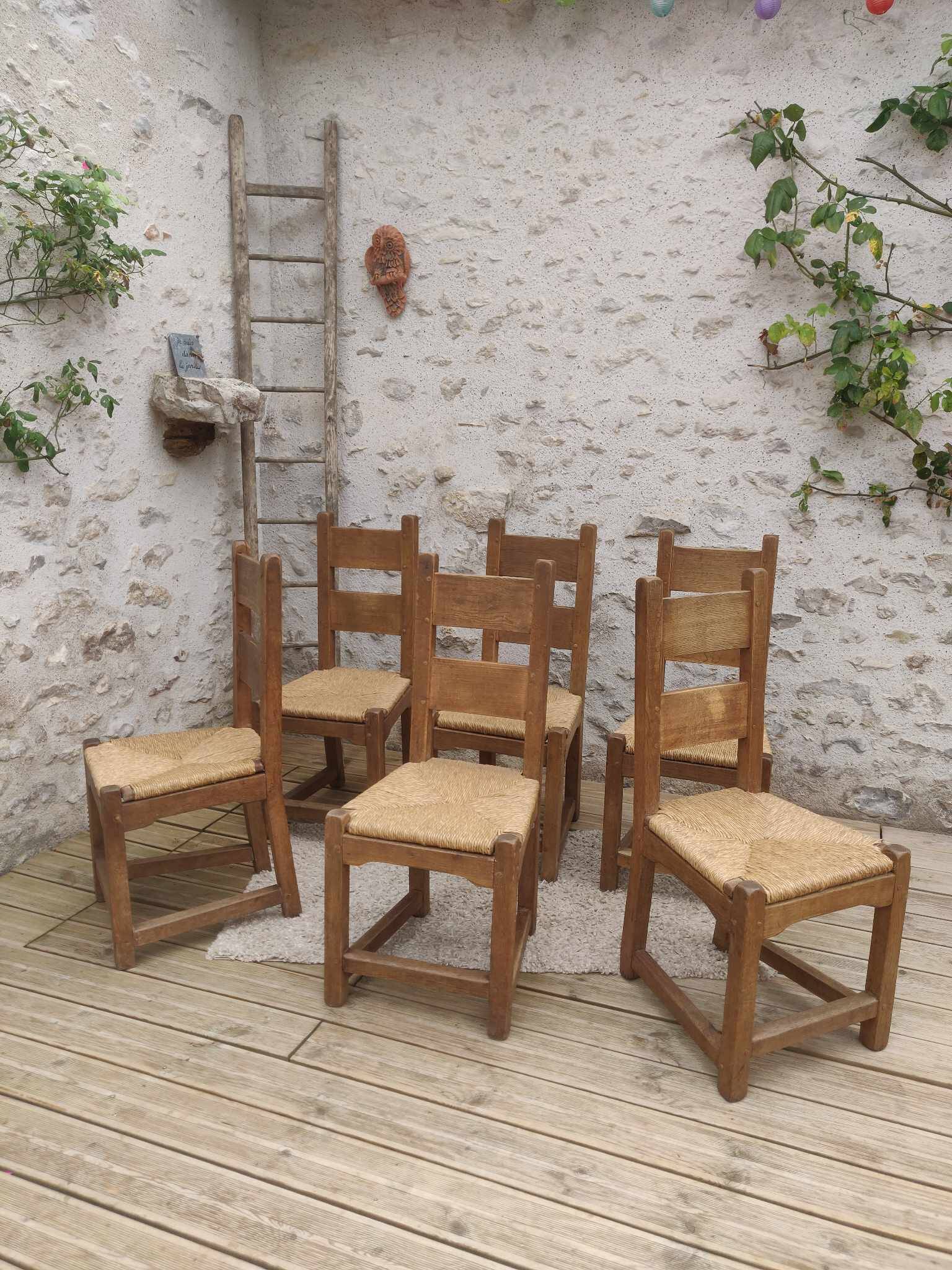 Oak chairs