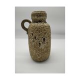 Large vintage fat lava vase