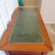 Minister's desk - 5 drawers - large top - cherry wood - Louis Philippe style