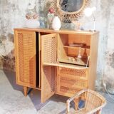 Rattan cabinet cabinet