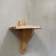 Small wooden wall shelf
