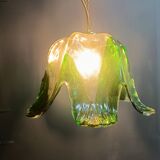 Vintage murano glass pendant light, for Mazzega, 1960s