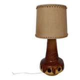 Fat lava ceramic floor lamp by Baudin