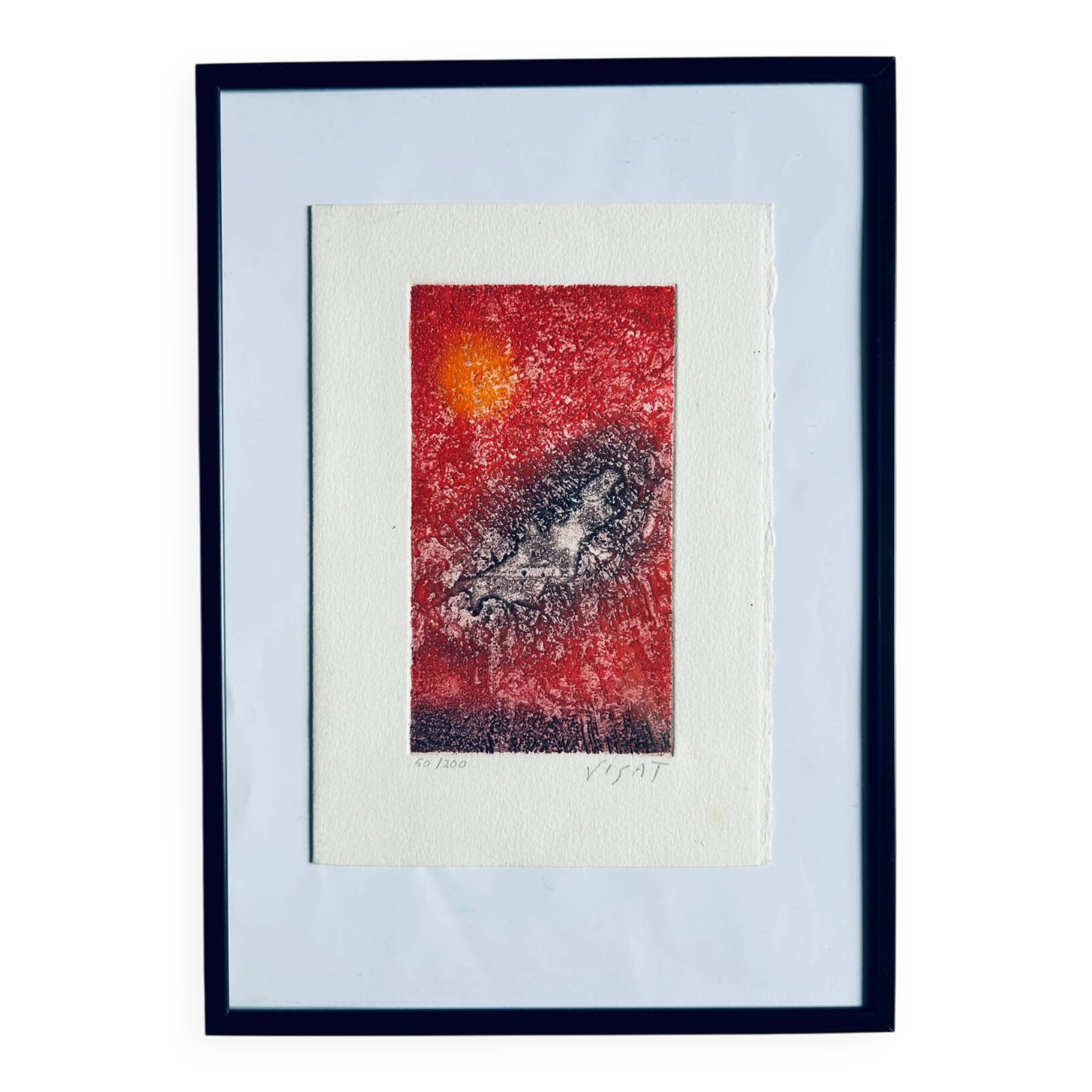 Original engraving by Suzanne Visat. Signed and numbered. 1997