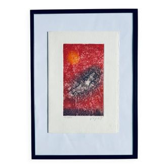 Original engraving by Suzanne Visat. Signed and numbered. 1997