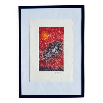 Original engraving by Suzanne Visat. Signed and numbered. 1997