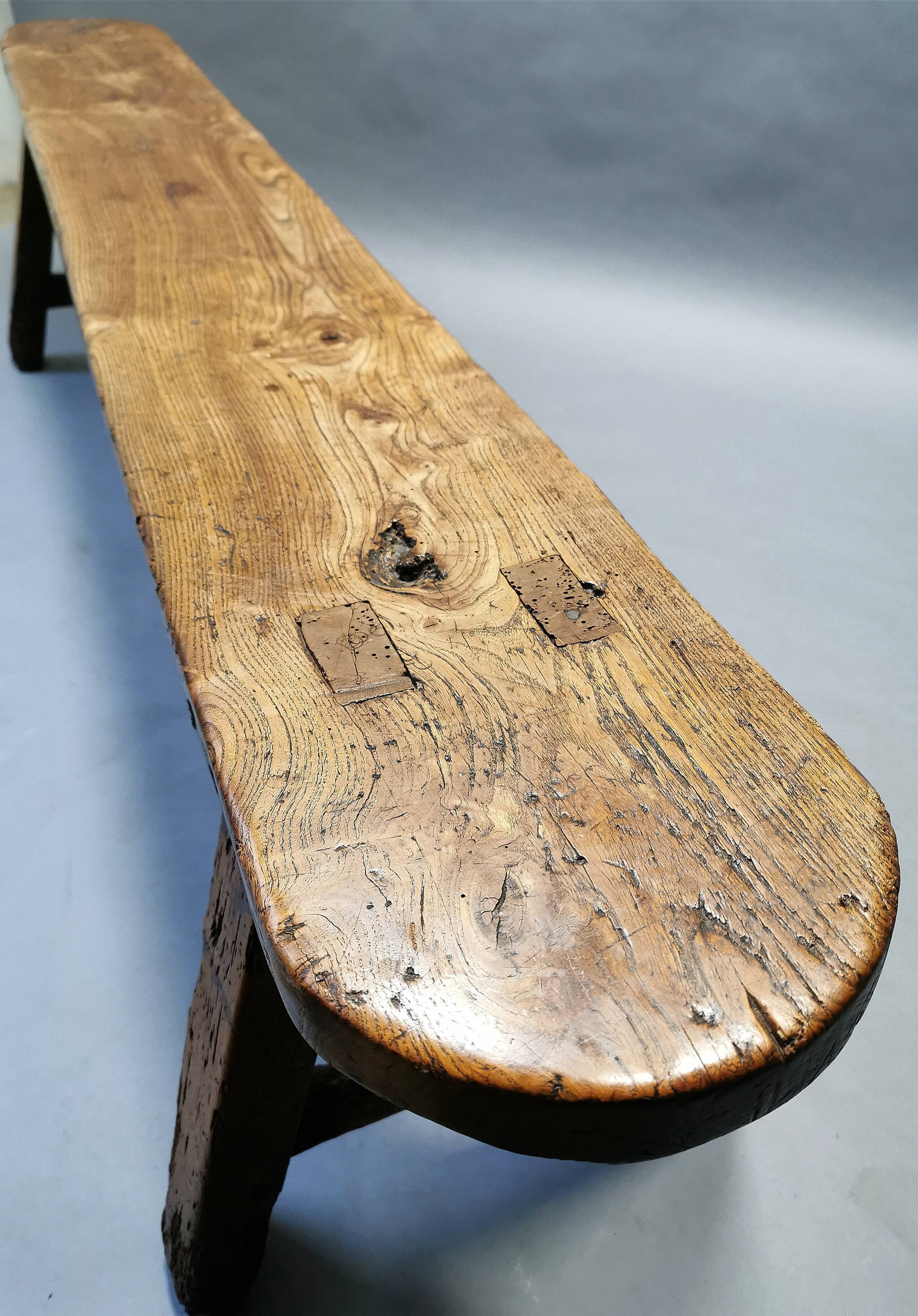 Old oak bench