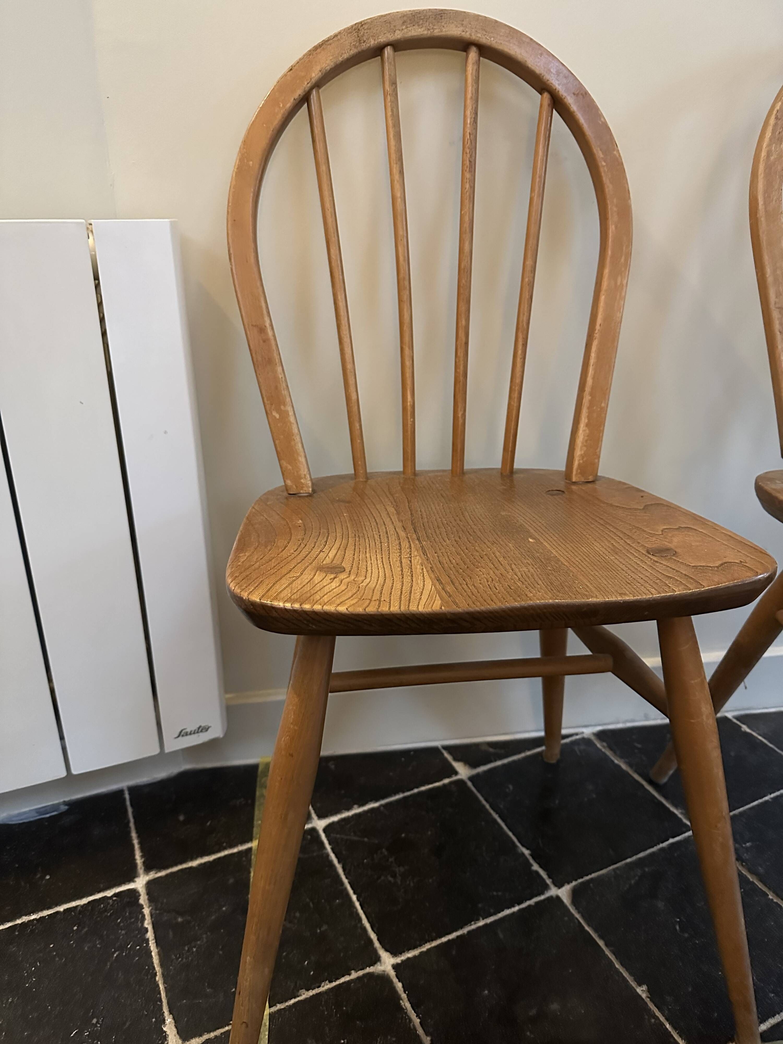 Lot of 4 Ercol chairs BS 1960 JH 2056