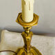 Empire / Directoire living room lamp in gilded bronze, mid-20th century