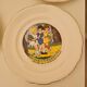 Dessert plates nursery rhymes of digoin and sarreguemine