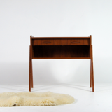 Danish teak console Scandinavian 60s 70s hallway furniture