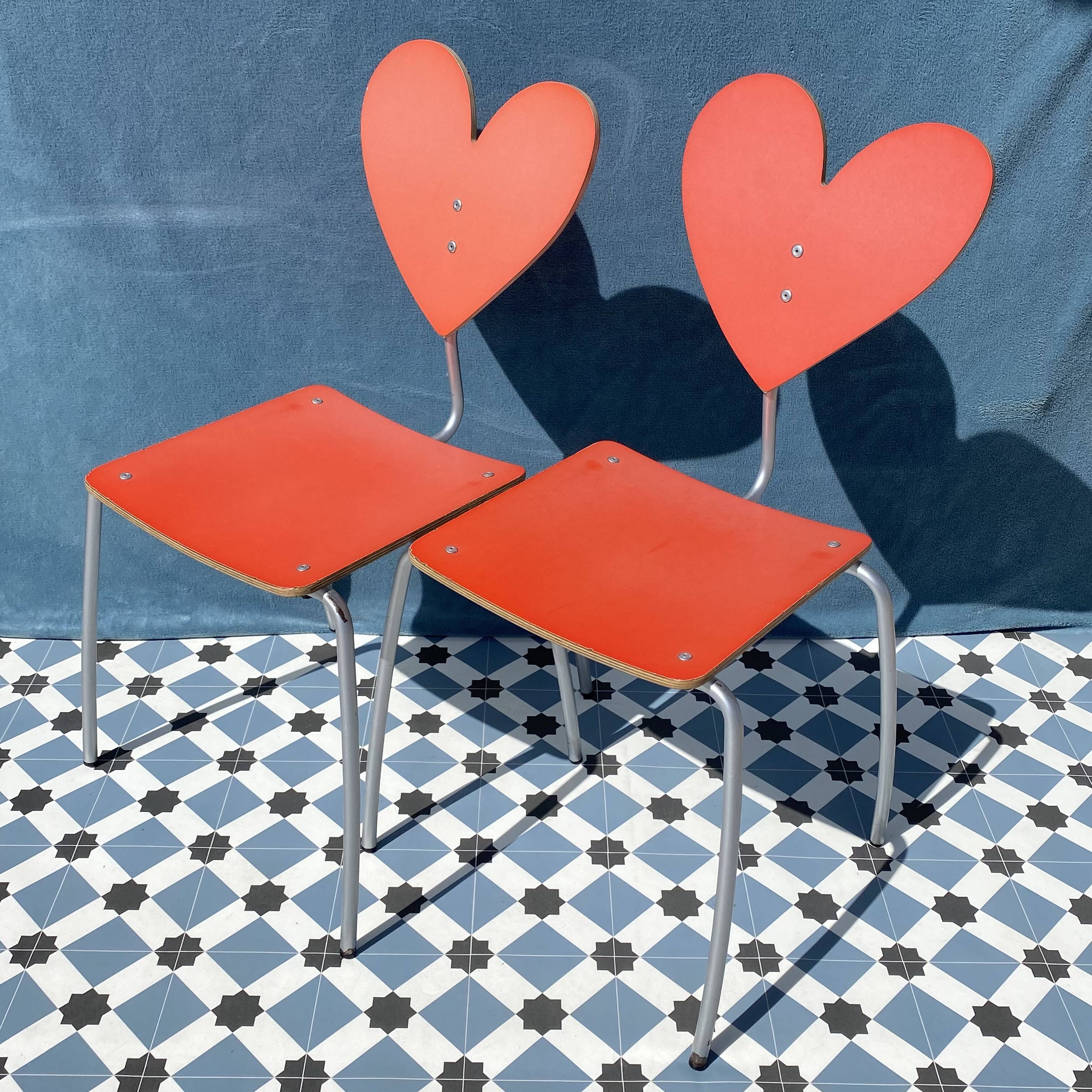 Set of Heart, Cloud, Smiley and Flower chairs by Agatha Ruiz de la Prada