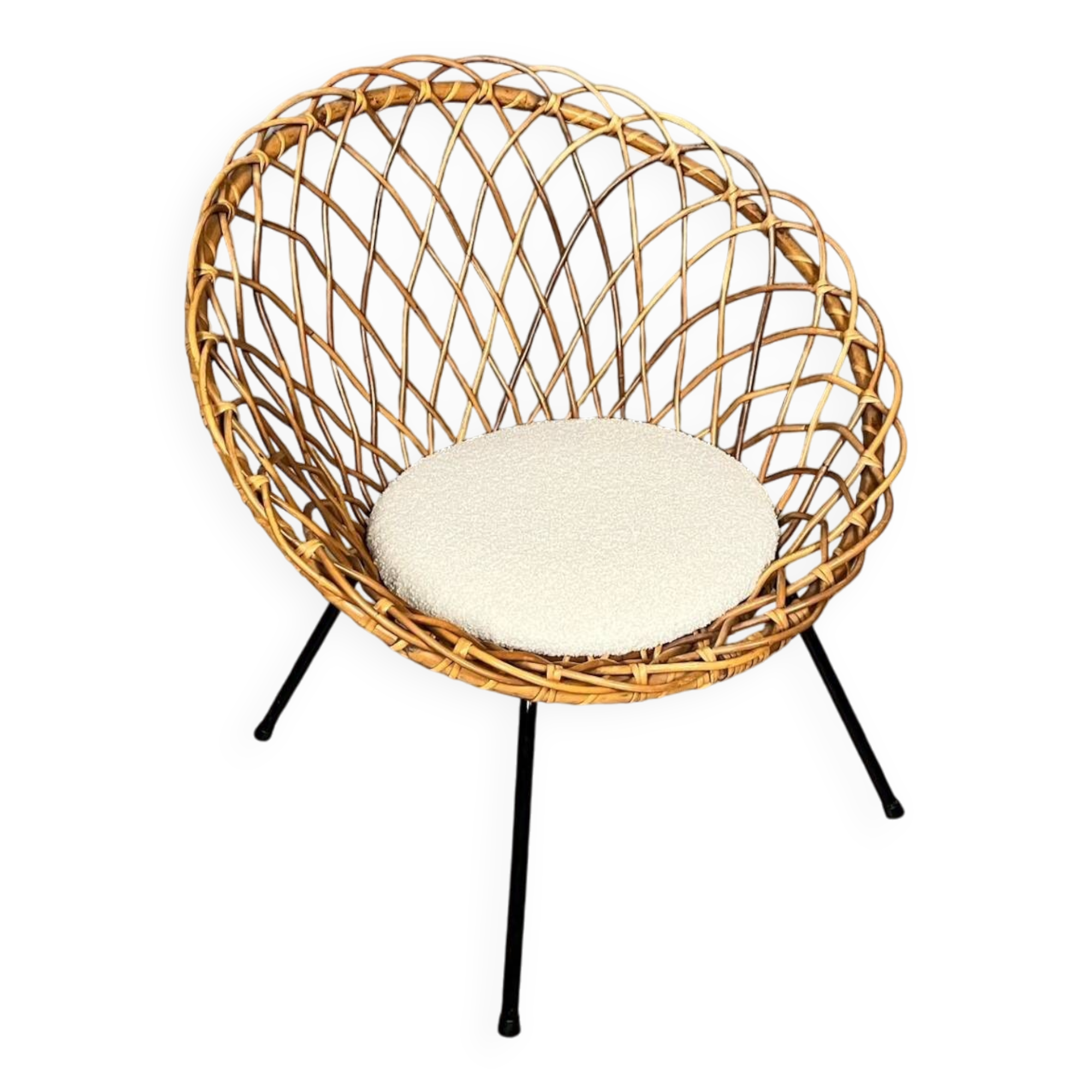 Fauteuil en rotin Rohe Nordwolde