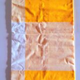 Rectangular checkered tablecloth 60s