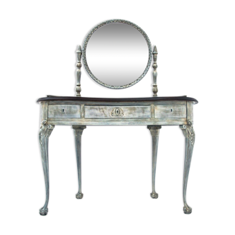 Antique dressing table in french provence style, Western Europe, circa 1910.