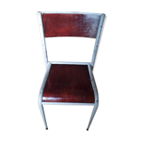 Chaise écolier relookée