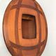 Coffee table bar trunk oval vintage cherry 70s-80s