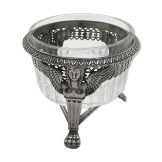 Silver caviar pot