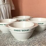 Vintage bowls choc'soup