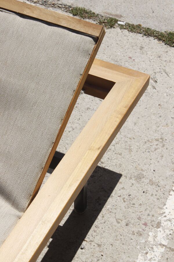 Daybed DW1 par Dieter Waeckerlin pour IdealHeim, Suisse 1957