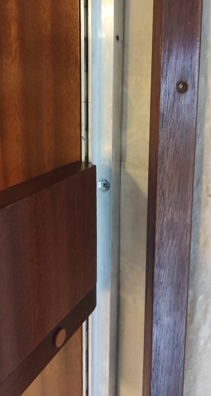 Hanging wall bookcase - mid 20th century