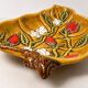 Vintage ceramic enamelled pocket tray with strawberry design – 1960s