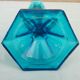 Blue candle holder