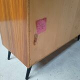 Semi-open, two-door cabinet, 1960