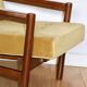 Fauteuil Vintage en Velours Olive, Années 70