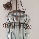 Glass suspension in cage