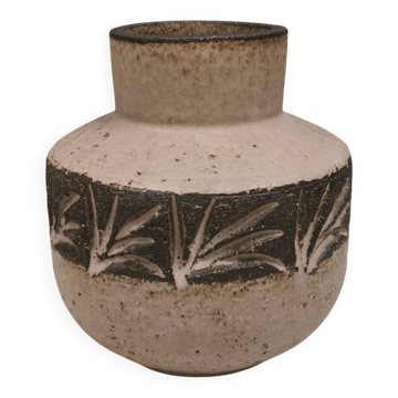 Vase en grès par Løvemose, Danemark, années 1970-1980