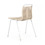 Set of six chairs Poul Kjorholm: "PK-1"