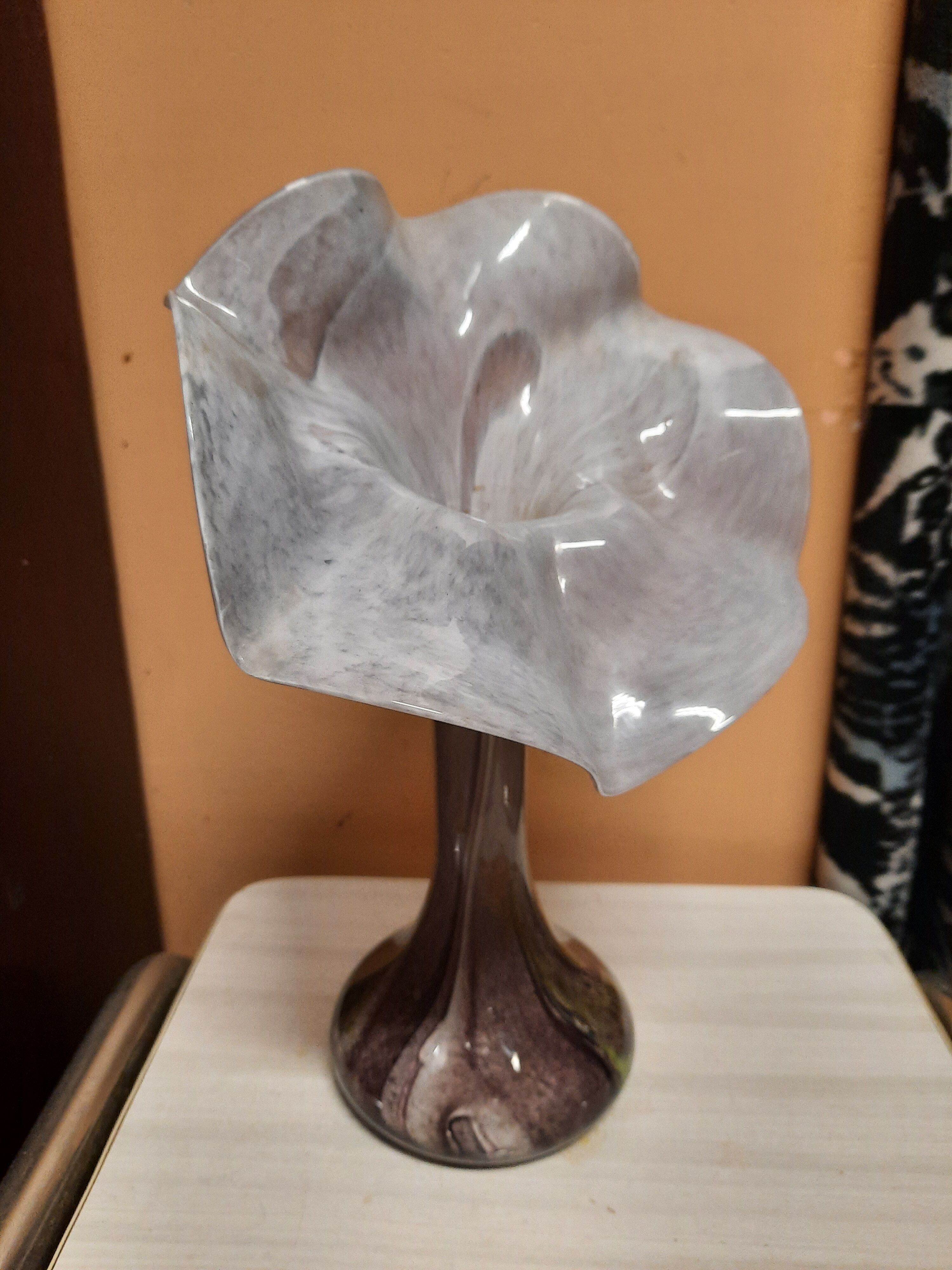 Murano colored glass vase