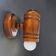 Danish pine wood wall sconce light