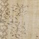 Vintage Cream & Brown Turkish Handmade Rug, 149x252Cm