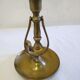 Brass rocking boat candle holder / cellar rat