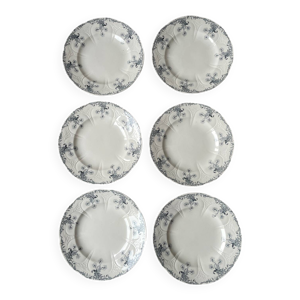 6 Assiettes Plates Terre