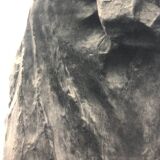 Photo gravée ancienne d’un buste de Balzac par Rodin