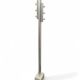 Targetti floor lamp with 6 lights and marble base, 1970s.