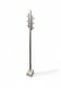 Targetti floor lamp with 6 lights and marble base, 1970s.