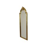 French Wall Mirror Hall Mirror Gold Plated Classic Acanthus Crown 93cm