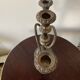 Bougeoir, silver metal candelabra