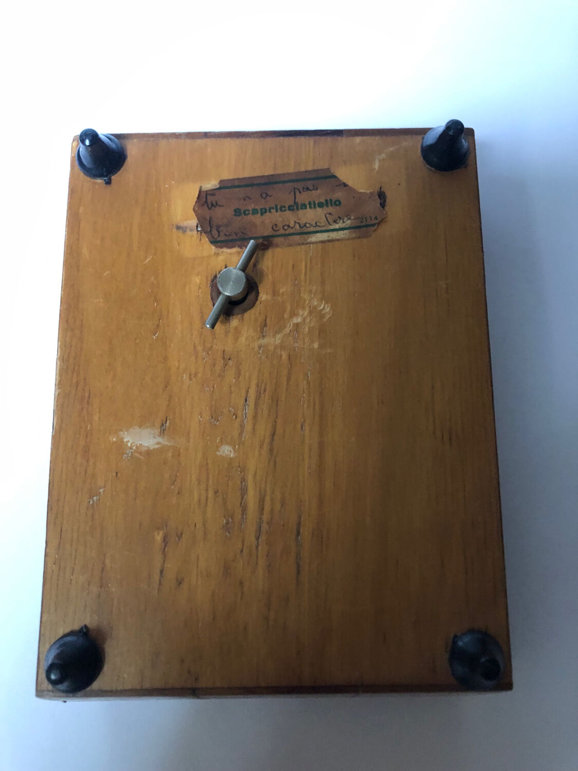 Wooden music box
